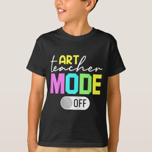 T-shirt Mode enseignant désactivé (Devant)