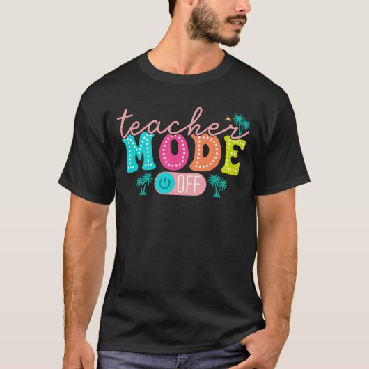 T-shirt Mode enseignant hors classe Annulation de l'enseig (Devant)