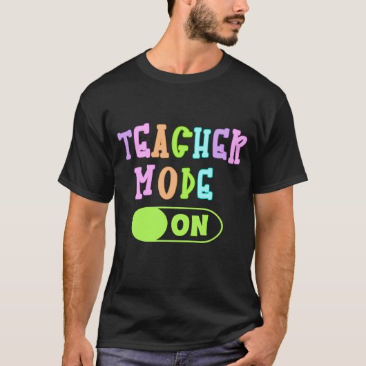 T-shirt Mode Enseignant Sur Coussin (Devant)
