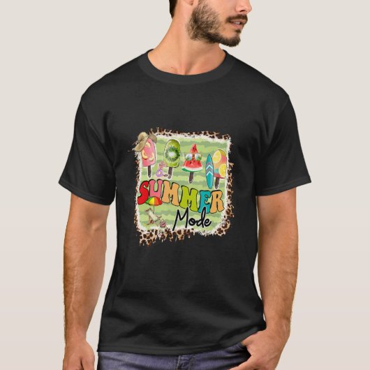 T-shirt Mode été Crème glacée Popsicle (Devant)