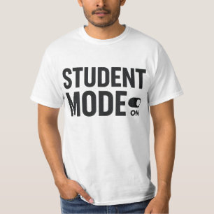 T-shirt Mode Étudiant Activé – Motivation Drôle pour les É