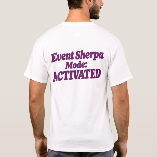 T-shirt Mode Event Sherpa : ACTIVÉ (Dos)