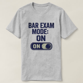 T-shirt Mode Examen du Barreau Activé Graphique de Faculté