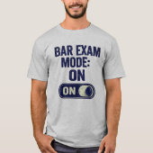 T-shirt Mode Examen du Barreau Activé Graphique de Faculté (Devant)