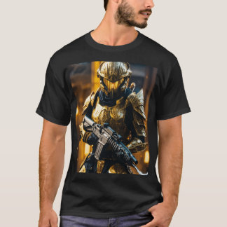 T-shirt # mode fas : chemise noire pour hommes.