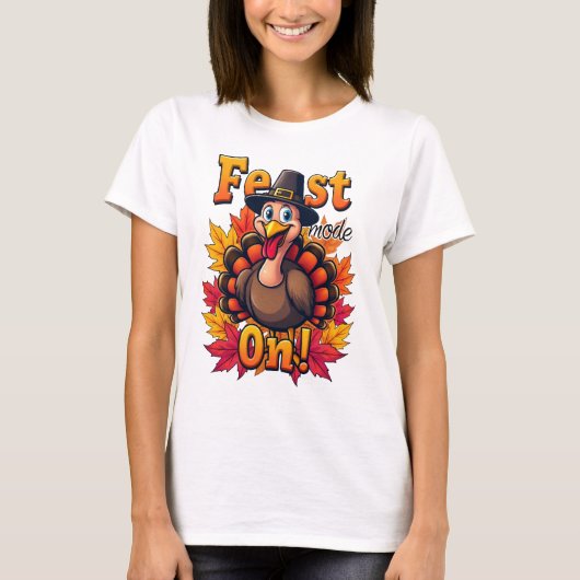 T-shirt Mode fête activé ! (Devant)