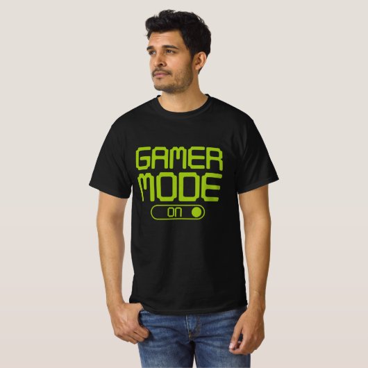 T-shirt Mode Gamer activé (Devant entier)