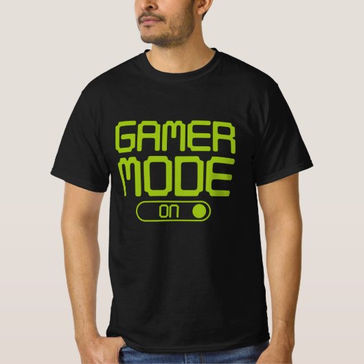 T-shirt Mode Gamer activé (Devant)