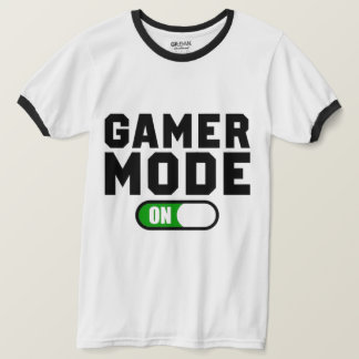 T-shirt Mode Gamer On- Cadeau pour Streamers & Gamers