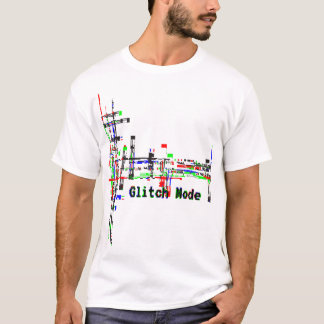 T-shirt Mode Glitch — Conception de Glitch Numérique Cyber