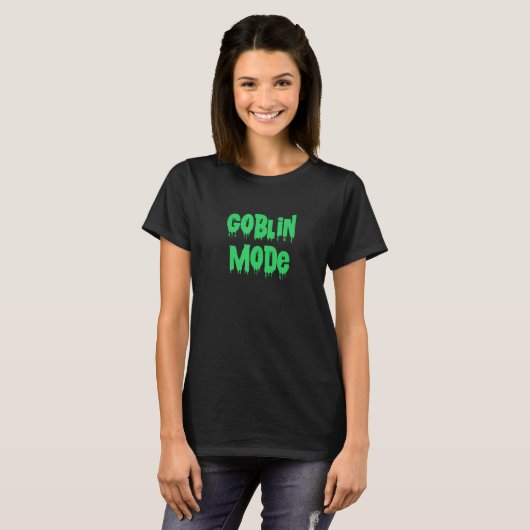 T-shirt MODE GOBLIN ACTIVÉ Goblins Effrayant (Devant entier)