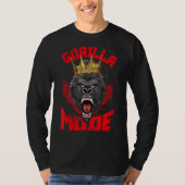 T-shirt Mode Gorilla Fitness Gym Motivation Bête Entraînem (Devant)