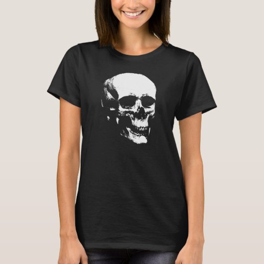 T-shirt Mode gothique Crâne (Devant)