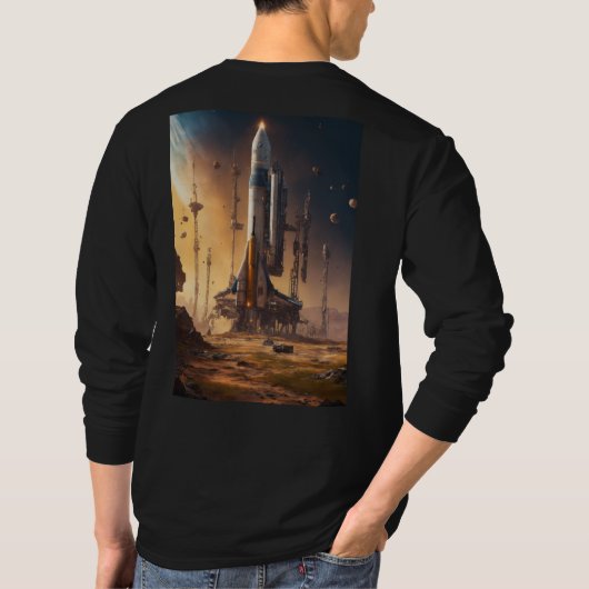 T-shirt Mode Gravité activé - Tee élégante et en gras (Dos)