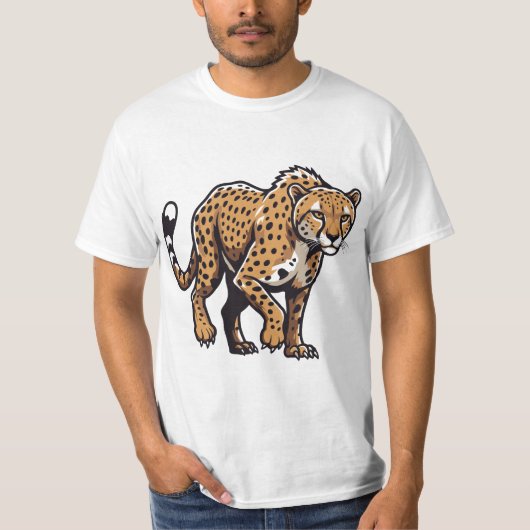 T-shirt Mode Guépard Activé (Devant)