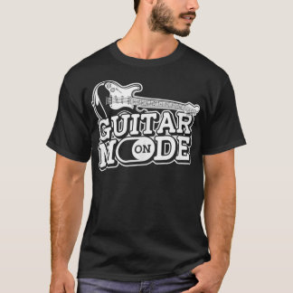 T-shirt Mode Guitare Sur Musicien Électrique Guitare Rock