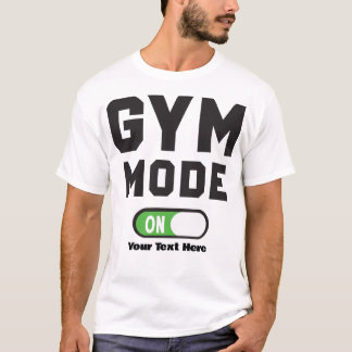 T-shirt Mode Gym Activé – Conception de Motivation Fitness