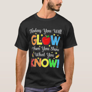 T-shirt Mode Jour de test amusant sur le test de l'enseign