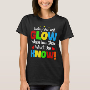 T-shirt Mode Jour D'Essai Sur Les Idées D'Essai Des Enseig