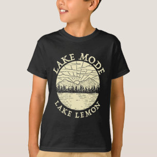 T-shirt Mode Lac Camping Lac Lemon Indiana Camionneur Fami