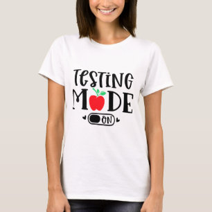 T-shirt Mode Le Dernier Jour De L'École Jour De L'Examen E