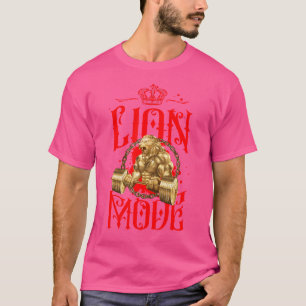 T-shirt Mode Lion Bodybuilding Exercice Beast Lifting Weig