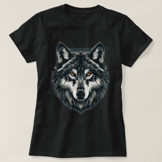 T-SHIRT MODE LOUP (Design devant)