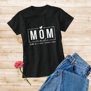 T-shirt Mode Maman Drôle Simple Moderne Typographie De Scr