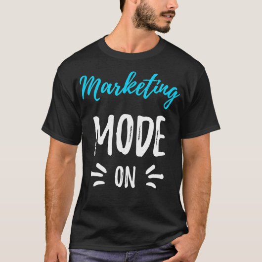 T-shirt Mode marketing amusant Marketer Idée cadeau (Devant)