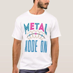 T-shirt Mode Métal Sur Orthodontiste Orthodontiste Portes