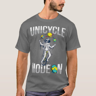 T-shirt Mode monocycle sur la conception pour un cycliste