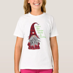 T-shirt Mode Noël DANSE-cadeaux COMME GNOME BUDDDY