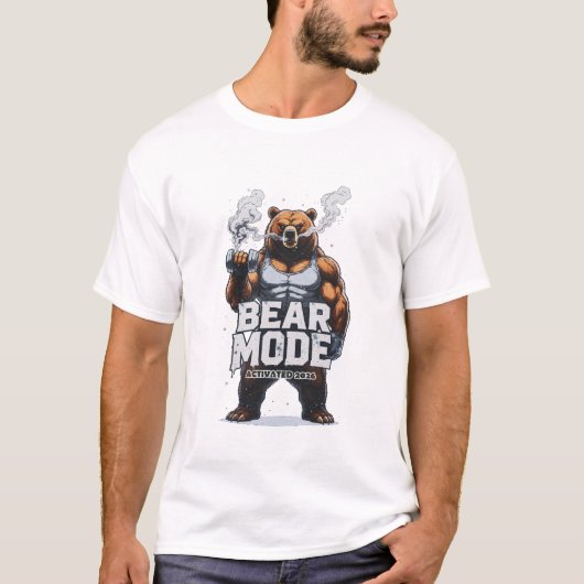 T-shirt Mode Ours Activé 2026 (Devant)