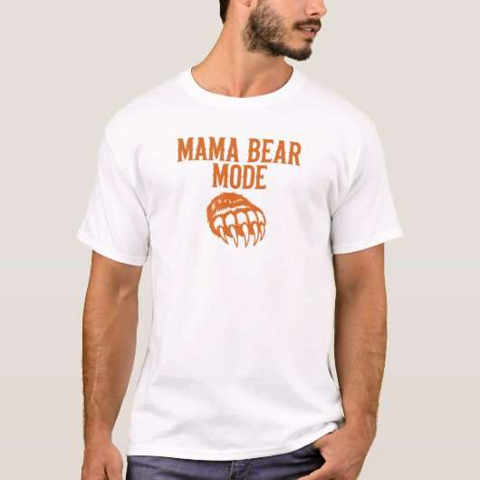 T-SHIRT MODE OURS MAMAN (Devant)