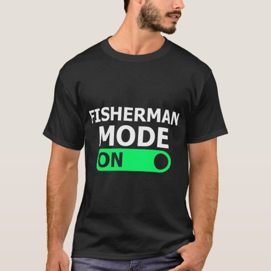 T-shirt Mode Pêcheur Activé (Devant)