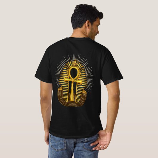 T-shirt Mode Pharaon - L'édition Ankh (Dos entier)