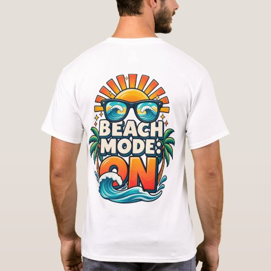 T-shirt Mode Plage : Prêt (Dos)