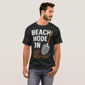 T-shirt Mode Plage Sur Aventure de Détection de Métaux (Devant entier)