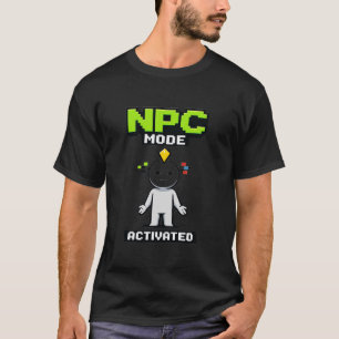 T-shirt Mode PNJ Activé Dessin Animé Pixel Drôle