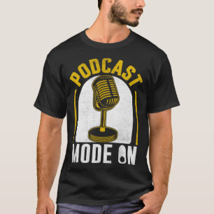T-shirt Mode Podcast Sur Podcaster Podcasting Intervieweur
