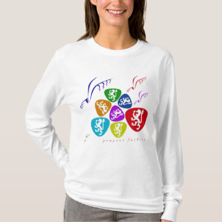 T-shirt mode pompeuse