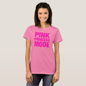 T-shirt Mode Princesse rose (Devant entier)
