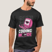 T-shirt Mode programmeur activé Programmation Codeur dével (Devant)