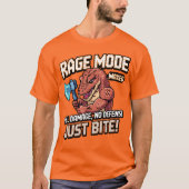 T-shirt Mode Rage Maxed - Pixel Art Komodo Dragon Warrior (Devant)