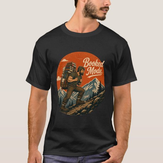T-shirt Mode Réservation Aventure Lecture Vintage (Devant)