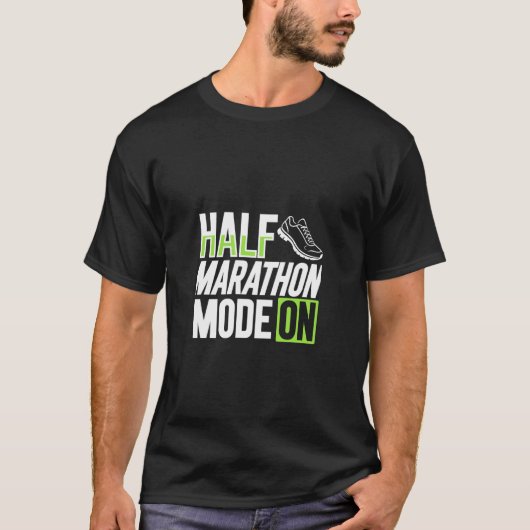 T-shirt Mode Semi-Marathon activé (Devant)