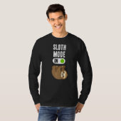 T-shirt Mode Sloth sur animal (Devant entier)