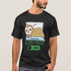 T-shirt Mode Sloth Sur Sloth Herbivore Wildlife Animal