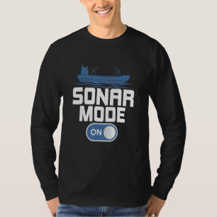 T-shirt Mode sonar Sur La Biologie Marine Scientifique