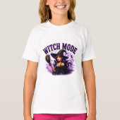 T-shirt ✨ Mode Sorcière Activée Citation Halloween 🧙 (Devant)
